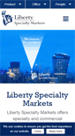 Mobile Screenshot of libertyspecialtymarkets.com